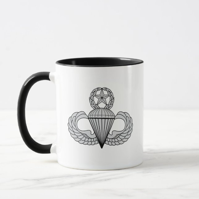Simple Airborne Jump Wings Mug (Left)