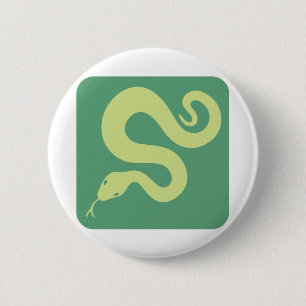 Simple Anaconda 6 Cm Round Badge