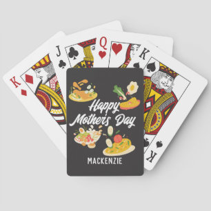 Simple and chic   Mother Days Gift  Food Theme Playing Cards