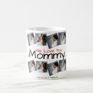 Simple and chic   Mother Days Gift  Photo Collage Coffee Mug