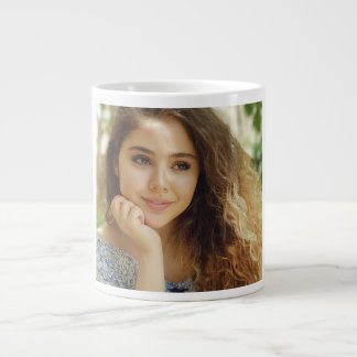 Simple and Chic Personalized Photo Large Coffee Mug