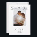 Simple and chich photo save the date<br><div class="desc">Made for you!</div>