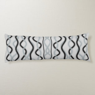 Simple and elegant abstract geometric design body cushion