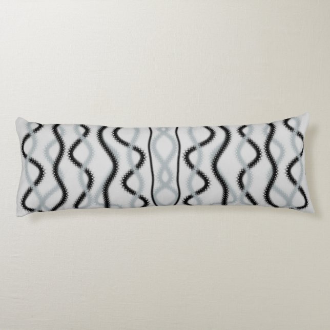 Simple and elegant abstract geometric design body cushion (Back)