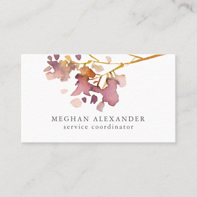 Simple and Elegant Business Card (Front)