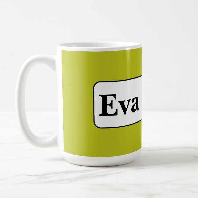 Simple and Elegant Coffee Mug (Left)