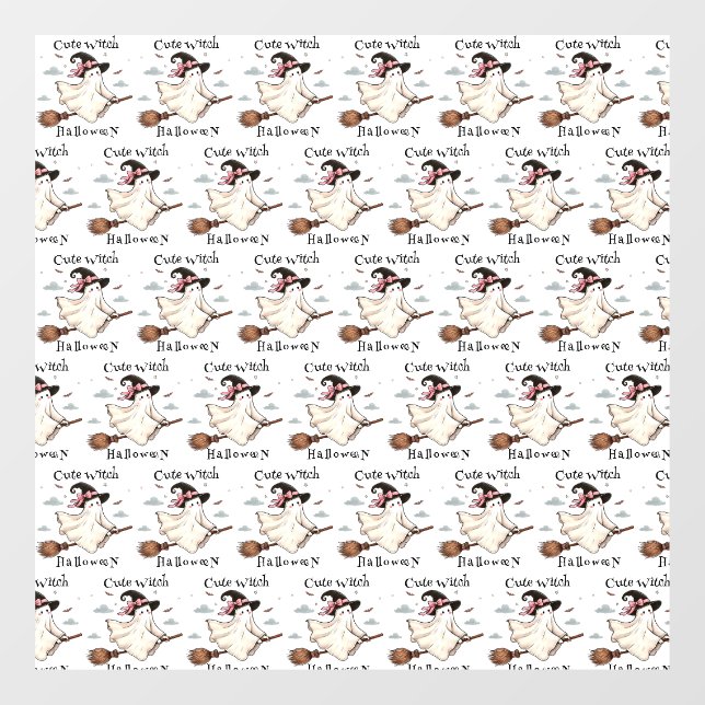 Simple and Elegant Cute witch first Halloween (Sheet)