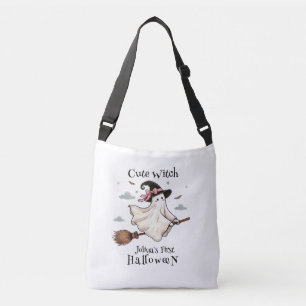 Simple and Elegant Cute witch first Halloween Crossbody Bag
