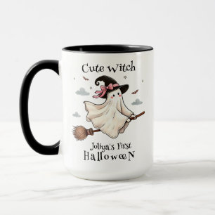 Simple and Elegant Cute witch first Halloween Mug