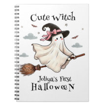Simple and Elegant Cute witch first Halloween