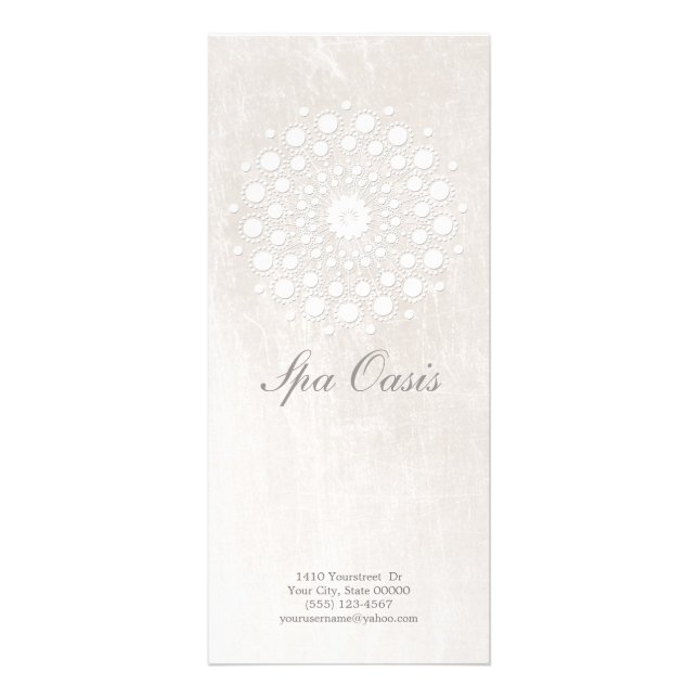 Simple and Elegant Hair Salon and Spa Menu (Front)