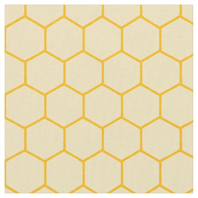 Simple and elegant honeycomb pattern light yellow fabric (Close Up)