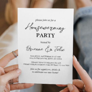 Simple and Elegant House Warming Party Invitation
