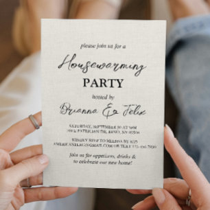 Simple and Elegant House Warming Party Invitation
