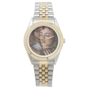 Simple and Elegant Love You Forever Photo Watch