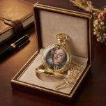 Simple and Elegant Love You Forever Photo Watch<br><div class="desc">Create a gift that truly stands the test of time with this personalized photo pocket watch, featuring a custom memory displayed on the dial and the timeless message “Love You Forever.” Crafted with a premium alloy outer casing and powered by precise Japanese movement, this classic pocket watch blends elegance, nostalgia,...</div>