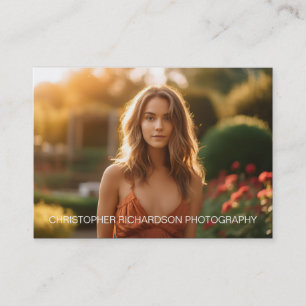 Simple and Elegant Photography Business Card