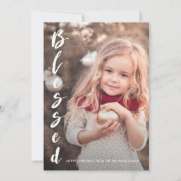 Simple and Elegant Soft Watercolor Christmas Holiday Card