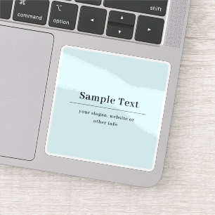 Simple and Elegant Text Template   Light Blue