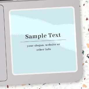 Simple and Elegant Text Template   Light Blue