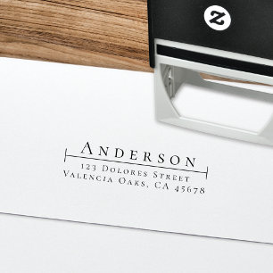 Simple and Elegant Type Return Address Self-inking Stamp