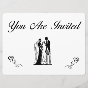 Simple and Elegant Wedding Invitations