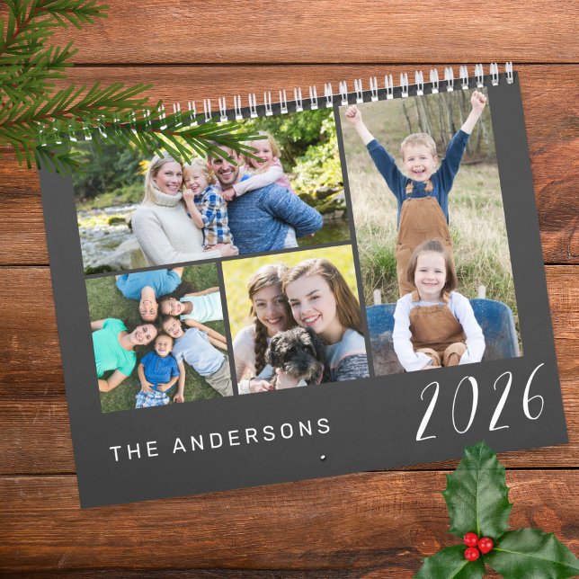 Simple and Minimalist Family Photos 2026 Calendar (Creator Uploaded)