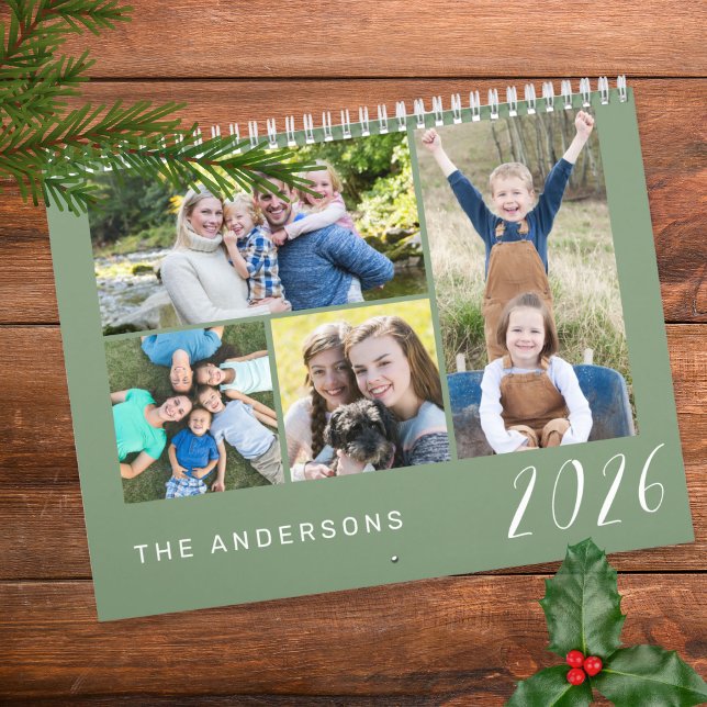 Simple and Minimalist Family Photos 2026 Calendar (Creator Uploaded)