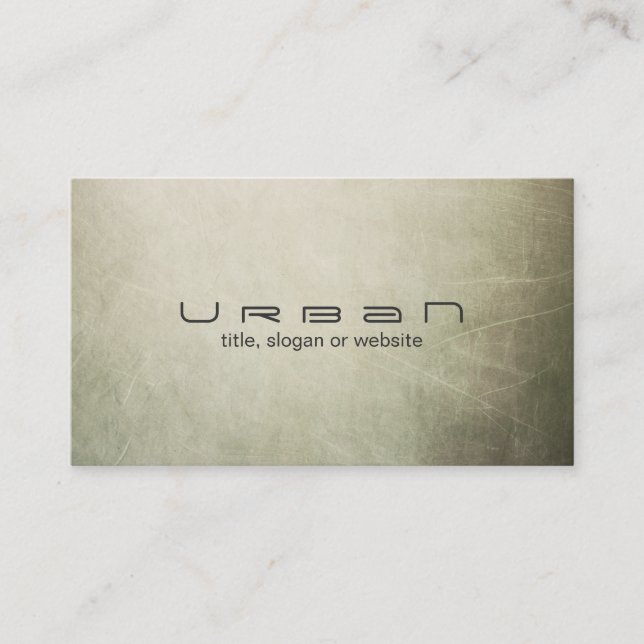 Simple and Modern Abstract Artist Business Card (Front)