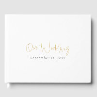 Simple and modern gold, minimalistic wedding