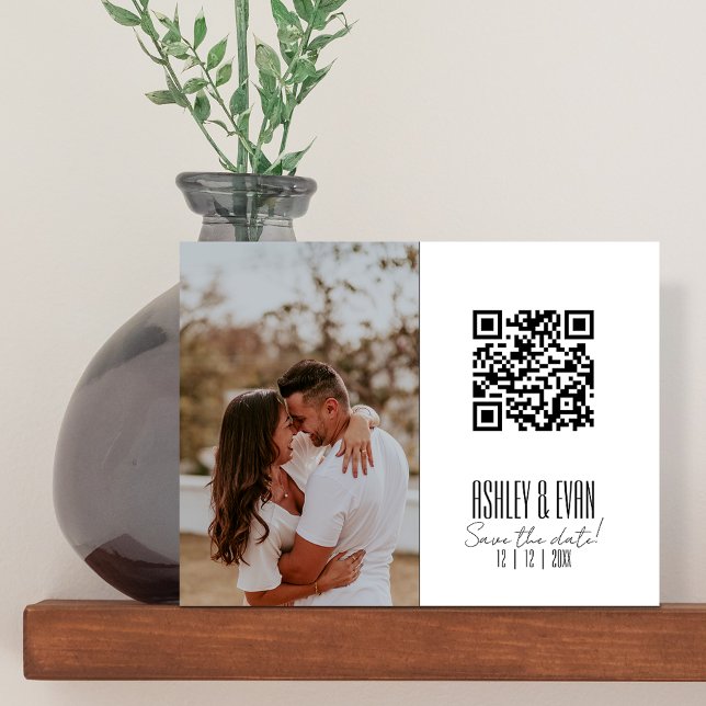 Simple and Modern Photo Template Save the Date Postcard (Creator Uploaded)
