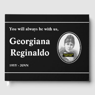 Simple and Plain Funeral/Memorial Guestbook