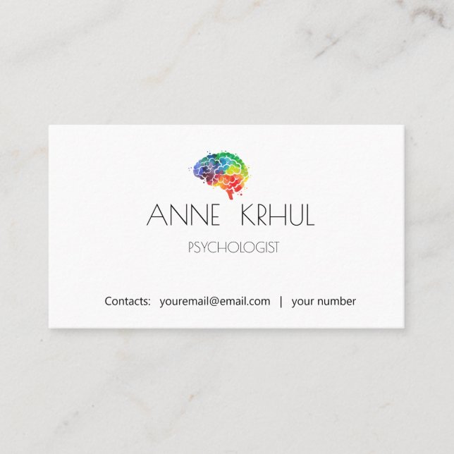 Simple and sophisticated business card (Front)