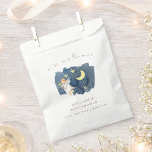 Simple Angel Moon Star Baby Shower Favour Bag