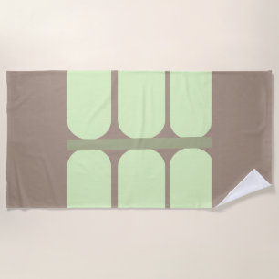 Simple Arcs Beach Towel