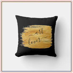 Simple Art Lover Minimalist Design Cushion