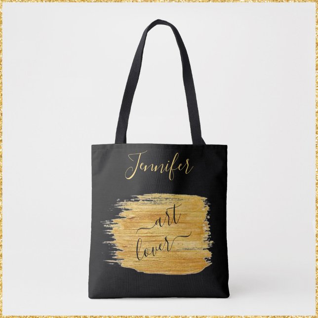 Simple Art Lover Minimalist Design   Tote Bag (Creator Uploaded)