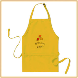 Simple Autum Leaves Apron