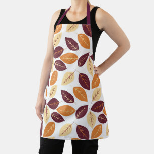 Simple Autumn Leaves Apron