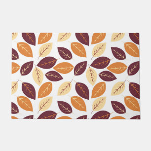 Simple Autumn Leaves Doormat
