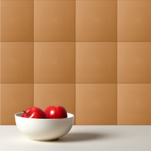 Simple autumn solid colour plain pastel copper ceramic tile