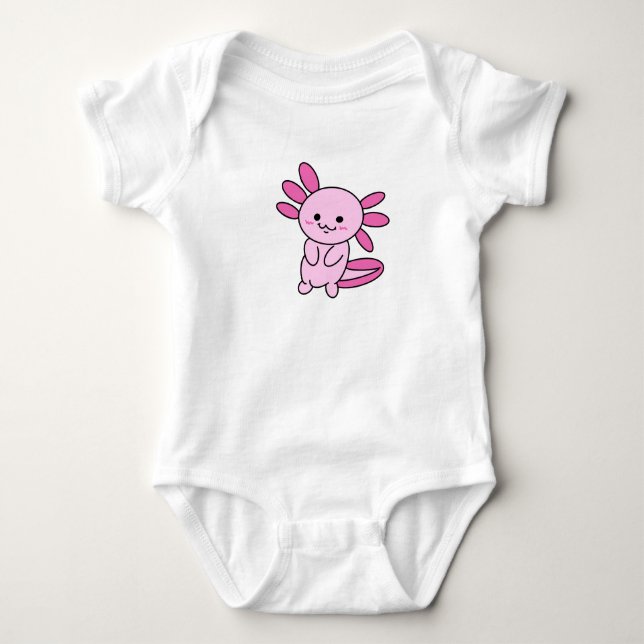 Simple Axolotl Baby Top (Front)