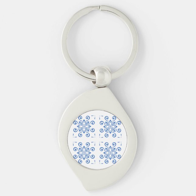 Simple Azulejo Key Ring (Front)