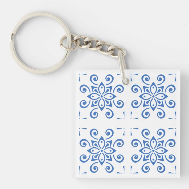 Simple Azulejo Key Ring (Front)