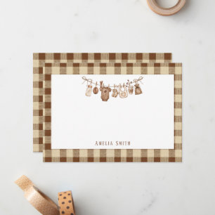 Simple Baby Is Brewing Doodle Coffee Baby Shower Card