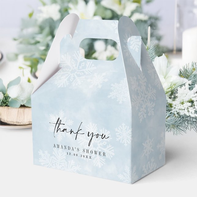 Simple Baby It's Cold Outside Winter Gable Favour Box (Creator Uploaded)