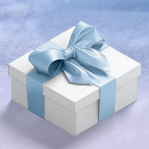Simple Baby Powder Blue Satin Ribbon