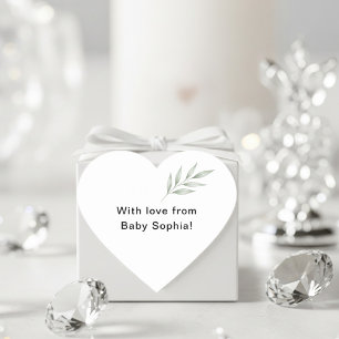 Simple Baby Shower Favor Stickers