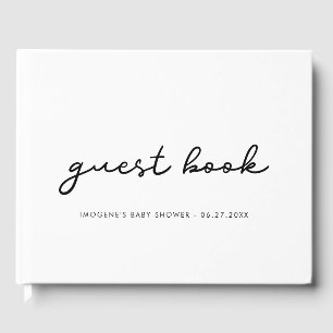 Simple Baby shower Guest Book