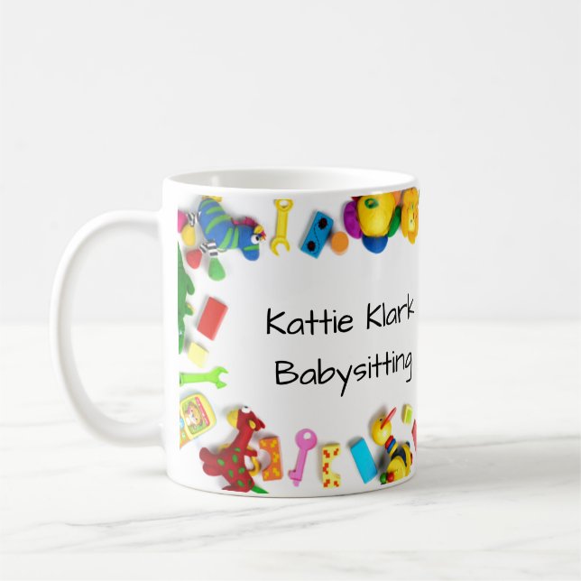 Simple Babysitting Coffee Mug (Left)